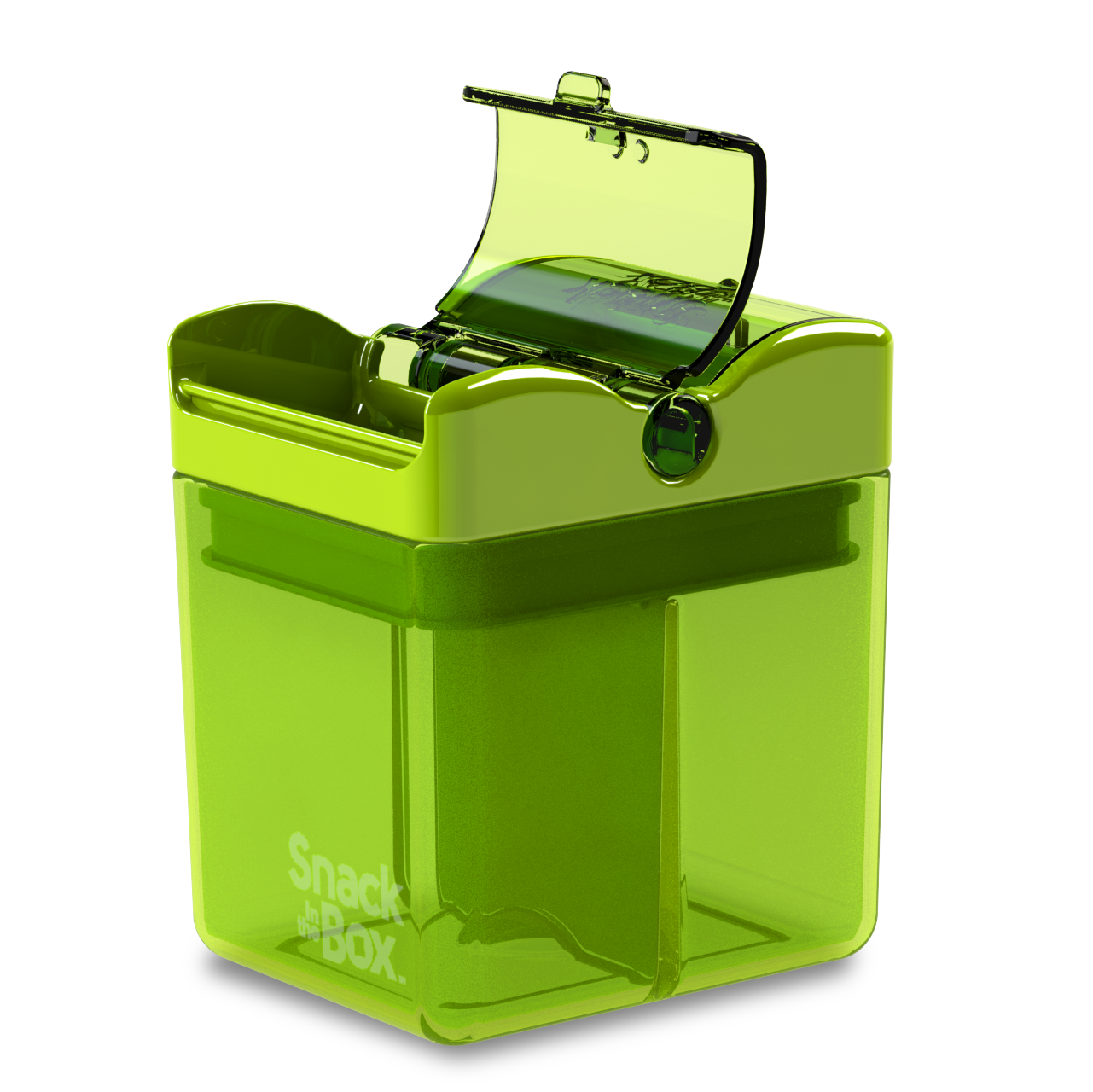 Precidio Design 1001GR Snack in The Box New Little Finger-Friendly Eco-Friendly Reusable Snack Box Container Green 